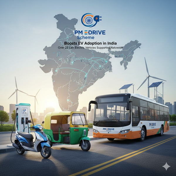 PM E-DRIVE Scheme Accelerates Adoption of Electric Vehicles Across India